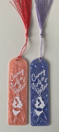 Curvy Girls Do It Better Acrylic Bookmark
